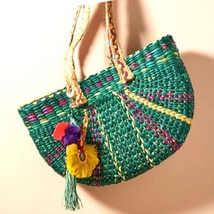 Anthropologie vineet bahl straw bag
